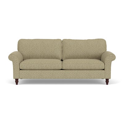 4 Seater Sofa - Apple - Herringbone Weave