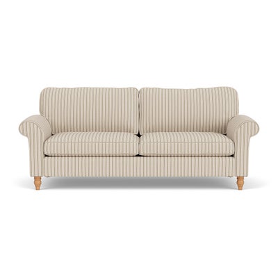 4 Seater Sofa - Sage - Kingham Stripe