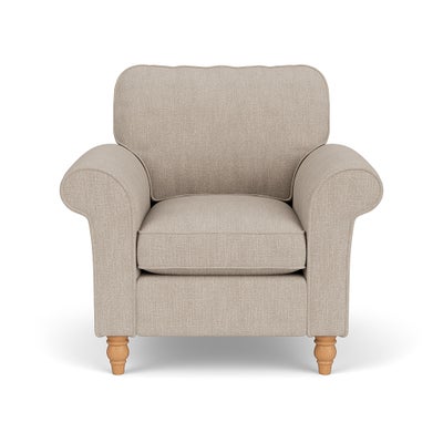 Armchair - Natural - Luxury Italian Linen