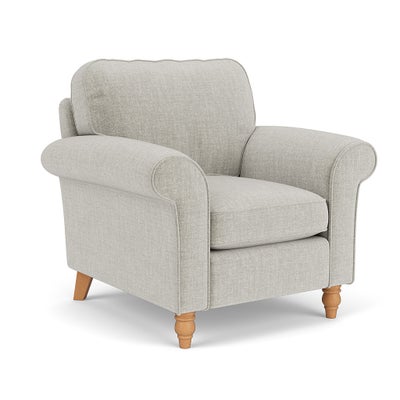 Armchair - Grey Mist - Eco Chenille