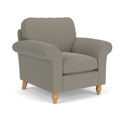 Armchair - Flax - Rustic weave