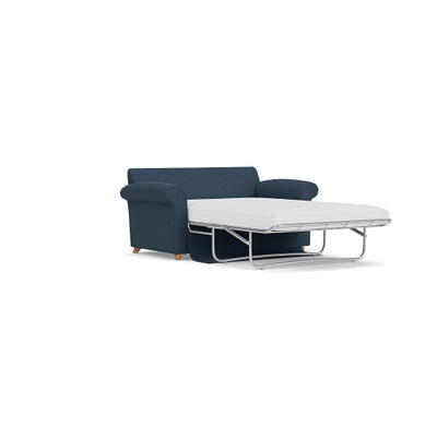 Sofa Bed Large 2 Seater - Indigo - House linen mix
