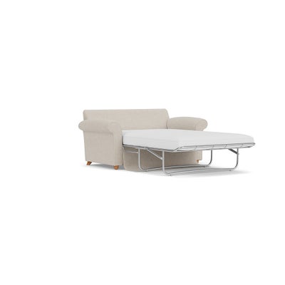 Sofa Bed Large 2 Seater - Natural - Aquaclean Oxford