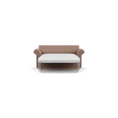 Sofa Bed Large 2 Seater - Dusky Rose - Eco Chenille