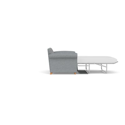 Sofa Bed Large 2 Seater - Navy - Herringbone Weave