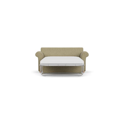Sofa Bed Large 2 Seater - Apple - Herringbone Weave