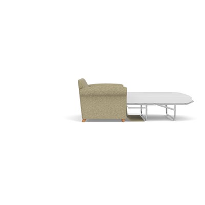 Sofa Bed Large 2 Seater - Apple - Herringbone Weave