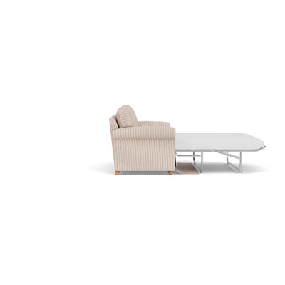 Sofa Bed Large 2 Seater - Flax - Kingham Stripe