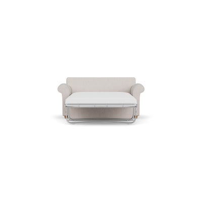 Sofa Bed Large 2 Seater - Soft White - Luxury Italian Linen