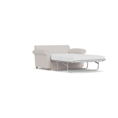 Sofa Bed Large 2 Seater - Soft White - Luxury Italian Linen