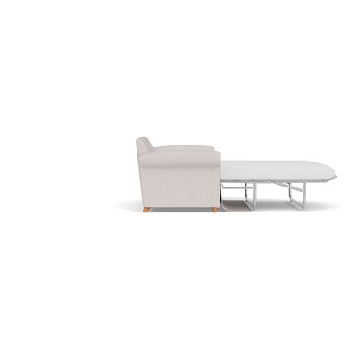 Sofa Bed Large 2 Seater - Soft White - Luxury Italian Linen