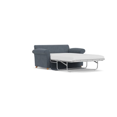 Sofa Bed Large 2 Seater - Indigo - Rustic weave