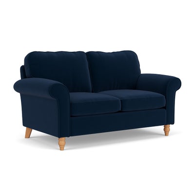 Large 2 Seater - Deep Blue - Matt Velvet