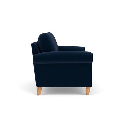 Large 2 Seater - Deep Blue - Matt Velvet
