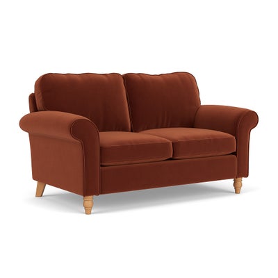 Large 2 Seater - Brick - Matt Velvet