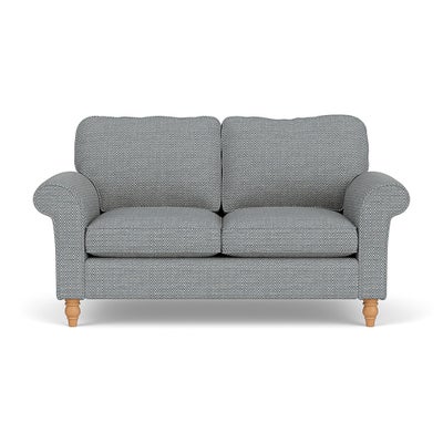Large 2 Seater - Navy - Herringbone Weave