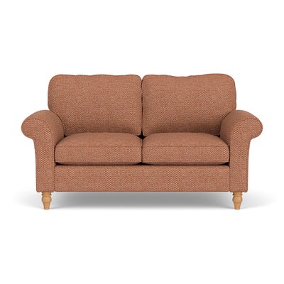 Large 2 Seater - Brick - Herringbone Weave