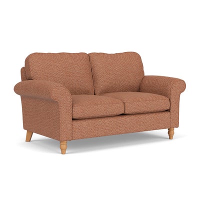Large 2 Seater - Brick - Herringbone Weave