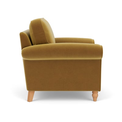Armchair - Mustard - Matt Velvet