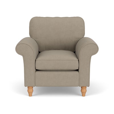 Armchair - Dove grey - House Linen Mix