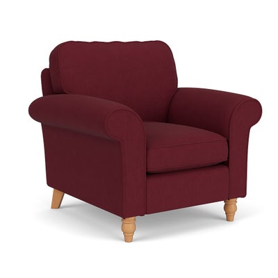 Armchair - Rosehip - House Linen Mix