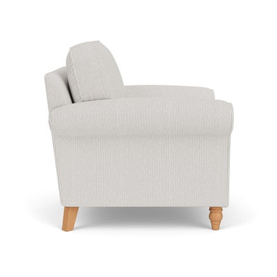 Armchair - Grey - Broadway Stripe
