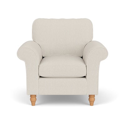 Armchair - Natural - Broadway Stripe
