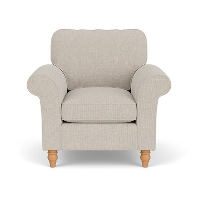 Armchair - Natural - Aquaclean Oxford