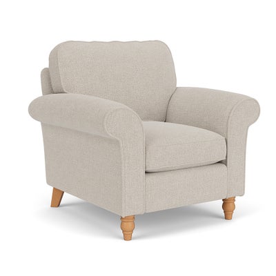Armchair - Natural - Aquaclean Oxford