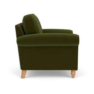 Armchair - Forest Green - Matt Velvet