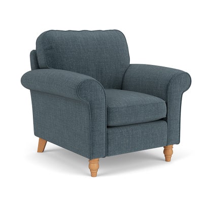 Armchair - Teal - Eco Chenille