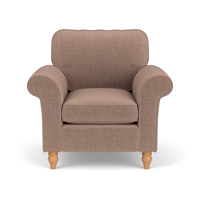 Armchair - Dusky Rose - Eco Chenille