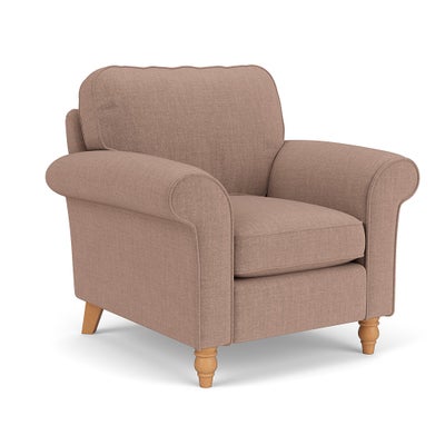 Armchair - Dusky Rose - Eco Chenille