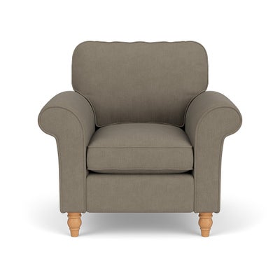 Armchair - Mid Grey - House Linen Mix