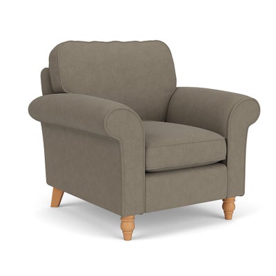 Armchair - Mid Grey - House Linen Mix