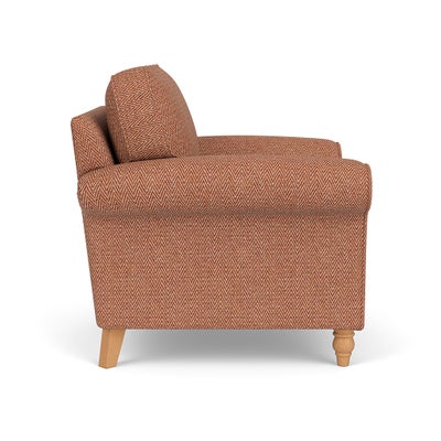 Armchair - Brick - Herringbone Weave