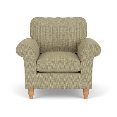 Armchair - Apple - Herringbone Weave