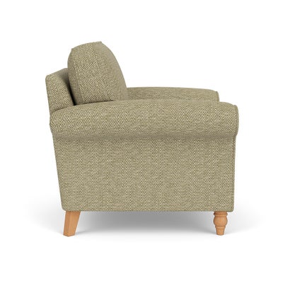 Armchair - Apple - Herringbone Weave
