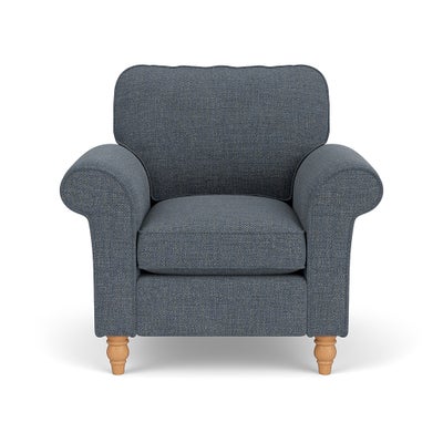 Armchair - Indigo - Rustic Weave