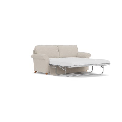 Sofa Bed 3 Seater - Natural - Aquaclean Oxford