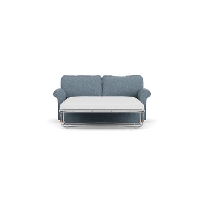 Sofa Bed 3 Seater - Mid Blue - Aquaclean Oxford