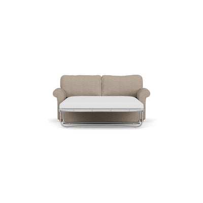 Sofa Bed 3 Seater - Natural - Herringbone Weave