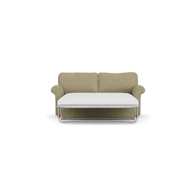Sofa Bed 3 Seater - Apple - Herringbone Weave