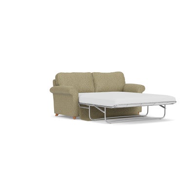 Sofa Bed 3 Seater - Apple - Herringbone Weave