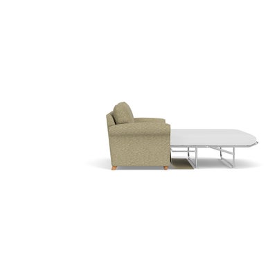 Sofa Bed 3 Seater - Apple - Herringbone Weave
