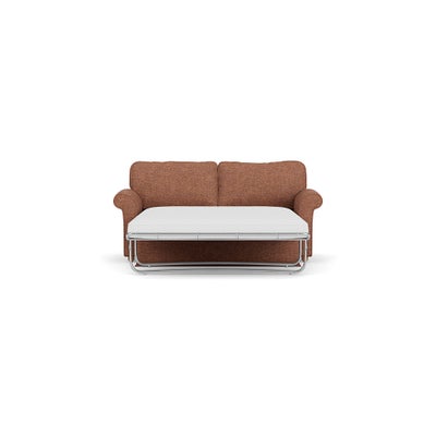 Sofa Bed 3 Seater - Brick Marl - Aquaclean Oxford