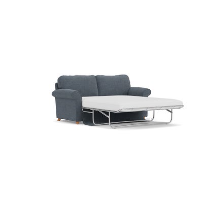 Sofa Bed 3 Seater - Indigo - Rustic weave