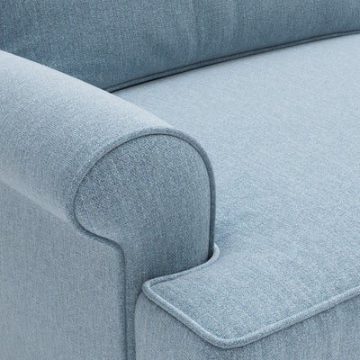 Armchair - Teal marl - Rustic weave