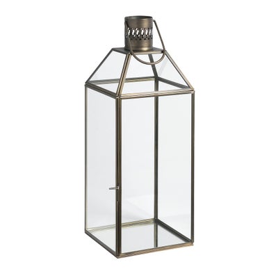 Haversham Antique Brass Lantern Tall