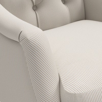 Armchair - Natural - Broadway Stripe